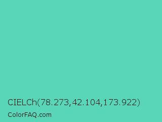 CIELCh 78.273,42.104,173.922 Color Image