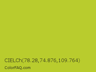 CIELCh 78.28,74.876,109.764 Color Image