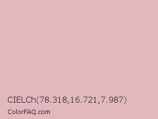 CIELCh 78.318,16.721,7.987 Color Image