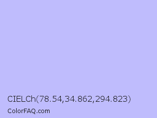 CIELCh 78.54,34.862,294.823 Color Image