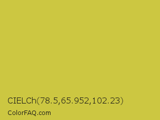 CIELCh 78.5,65.952,102.23 Color Image