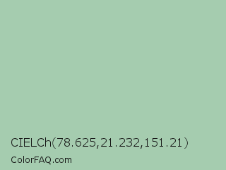 CIELCh 78.625,21.232,151.21 Color Image