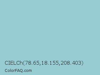 CIELCh 78.65,18.155,208.403 Color Image