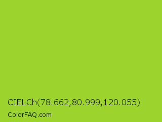 CIELCh 78.662,80.999,120.055 Color Image