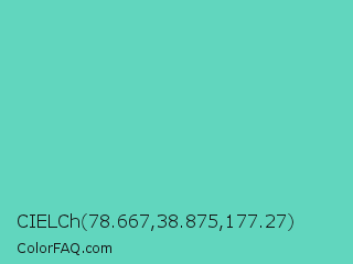 CIELCh 78.667,38.875,177.27 Color Image