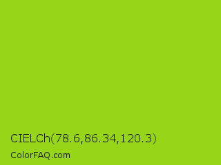 CIELCh 78.6,86.34,120.3 Color Image