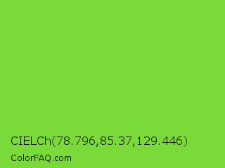 CIELCh 78.796,85.37,129.446 Color Image