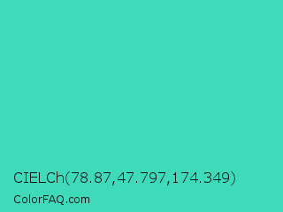 CIELCh 78.87,47.797,174.349 Color Image