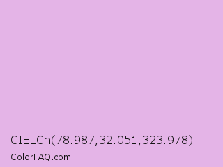 CIELCh 78.987,32.051,323.978 Color Image