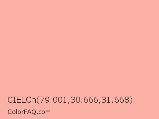 CIELCh 79.001,30.666,31.668 Color Image