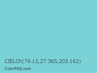 CIELCh 79.12,27.365,203.162 Color Image