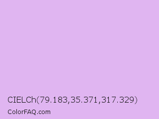 CIELCh 79.183,35.371,317.329 Color Image