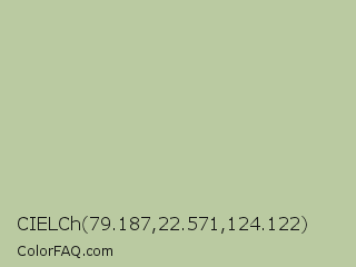 CIELCh 79.187,22.571,124.122 Color Image