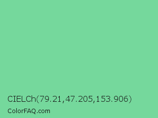 CIELCh 79.21,47.205,153.906 Color Image