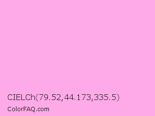 CIELCh 79.52,44.173,335.5 Color Image