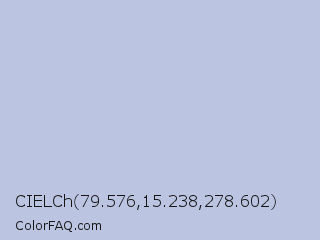 CIELCh 79.576,15.238,278.602 Color Image