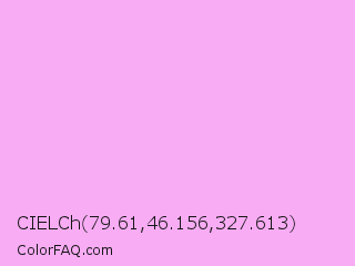 CIELCh 79.61,46.156,327.613 Color Image