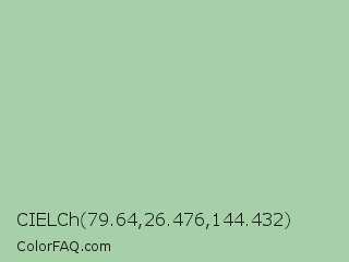 CIELCh 79.64,26.476,144.432 Color Image