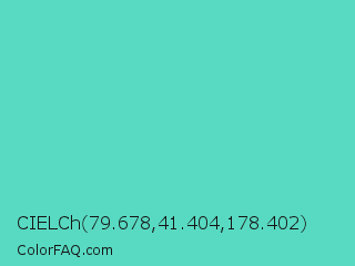 CIELCh 79.678,41.404,178.402 Color Image