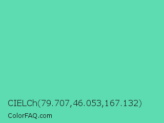 CIELCh 79.707,46.053,167.132 Color Image
