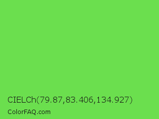 CIELCh 79.87,83.406,134.927 Color Image