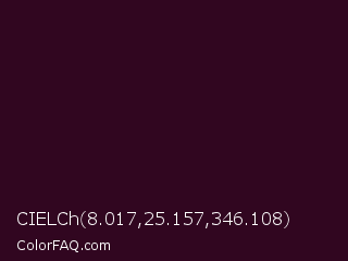 CIELCh 8.017,25.157,346.108 Color Image