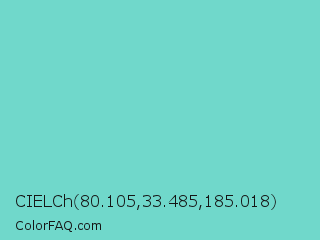 CIELCh 80.105,33.485,185.018 Color Image