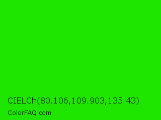 CIELCh 80.106,109.903,135.43 Color Image