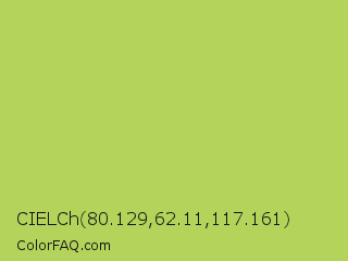 CIELCh 80.129,62.11,117.161 Color Image