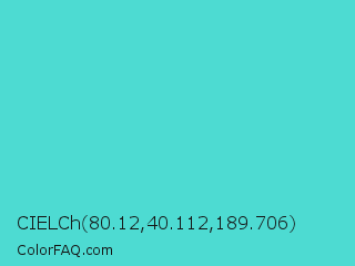 CIELCh 80.12,40.112,189.706 Color Image