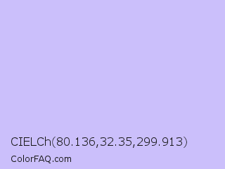 CIELCh 80.136,32.35,299.913 Color Image