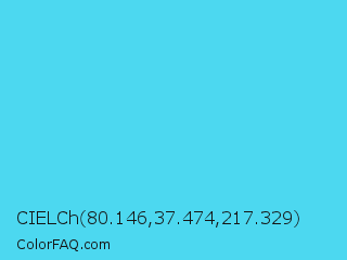 CIELCh 80.146,37.474,217.329 Color Image