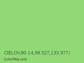 CIELCh 80.14,58.527,133.977 Color Image