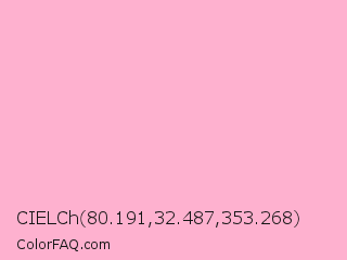 CIELCh 80.191,32.487,353.268 Color Image