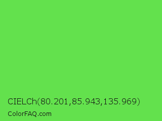 CIELCh 80.201,85.943,135.969 Color Image