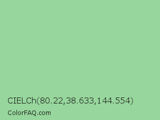 CIELCh 80.22,38.633,144.554 Color Image