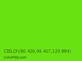 CIELCh 80.426,99.407,129.884 Color Image