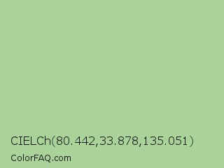 CIELCh 80.442,33.878,135.051 Color Image