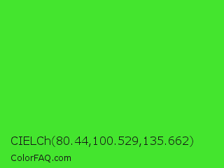 CIELCh 80.44,100.529,135.662 Color Image