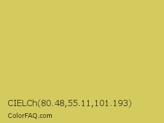 CIELCh 80.48,55.11,101.193 Color Image
