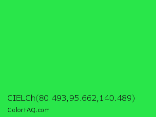 CIELCh 80.493,95.662,140.489 Color Image