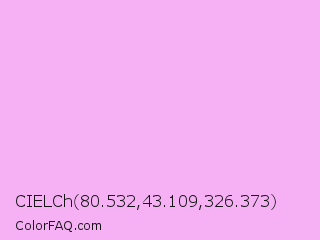 CIELCh 80.532,43.109,326.373 Color Image