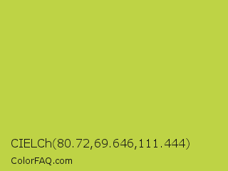 CIELCh 80.72,69.646,111.444 Color Image
