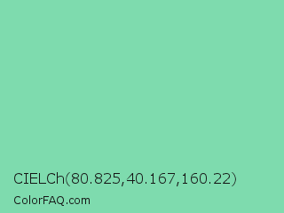 CIELCh 80.825,40.167,160.22 Color Image
