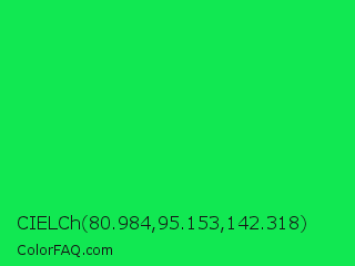 CIELCh 80.984,95.153,142.318 Color Image