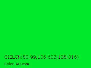 CIELCh 80.99,106.603,138.016 Color Image