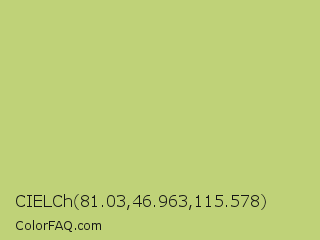 CIELCh 81.03,46.963,115.578 Color Image