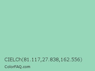CIELCh 81.117,27.838,162.556 Color Image