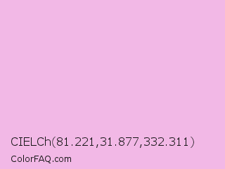 CIELCh 81.221,31.877,332.311 Color Image