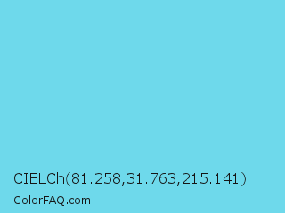 CIELCh 81.258,31.763,215.141 Color Image